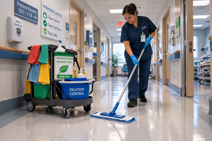 Caring for Our Caregivers: Green Cleaning for Healthcare Staff Health and Safety
