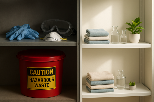 The True Cost of Toxic Cleaning Supplies: Health, PPE & Disposal