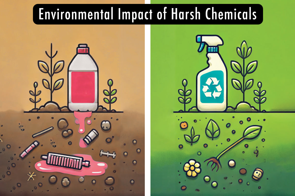 The Environmental Impact of Harsh Cleaning Chemicals