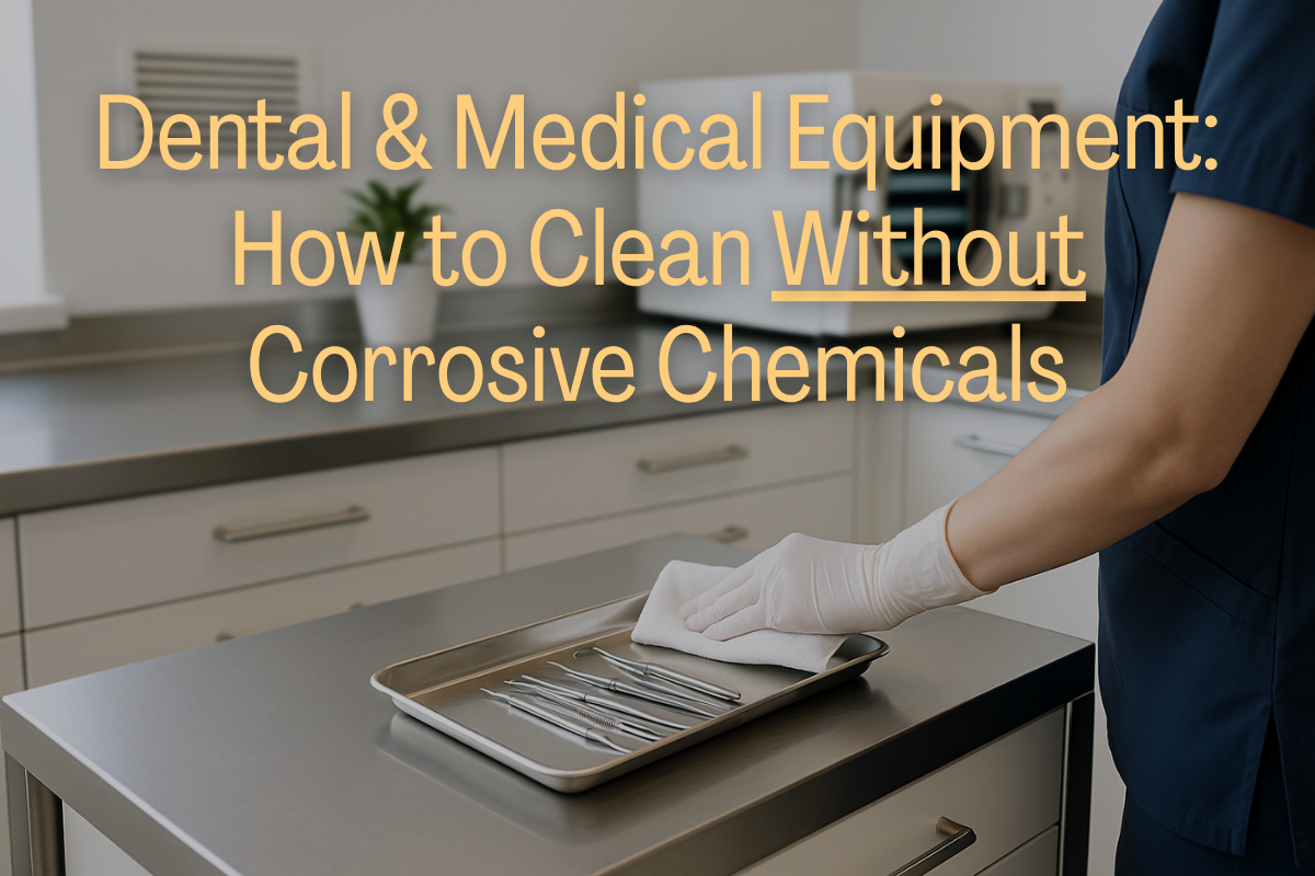 Dental & Medical Equipment: How to Clean Without Corrosive Chemicals