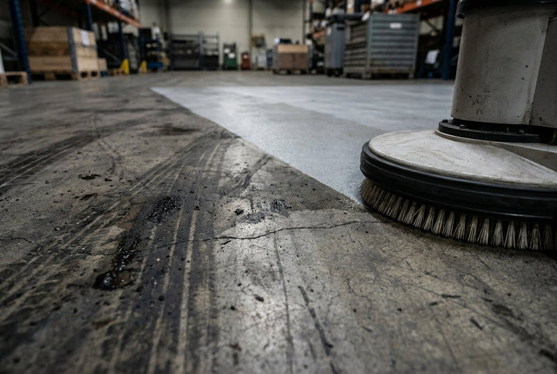 Heavy Duty Foundations: Advanced Cleaning for Industrial Concrete Floors header image