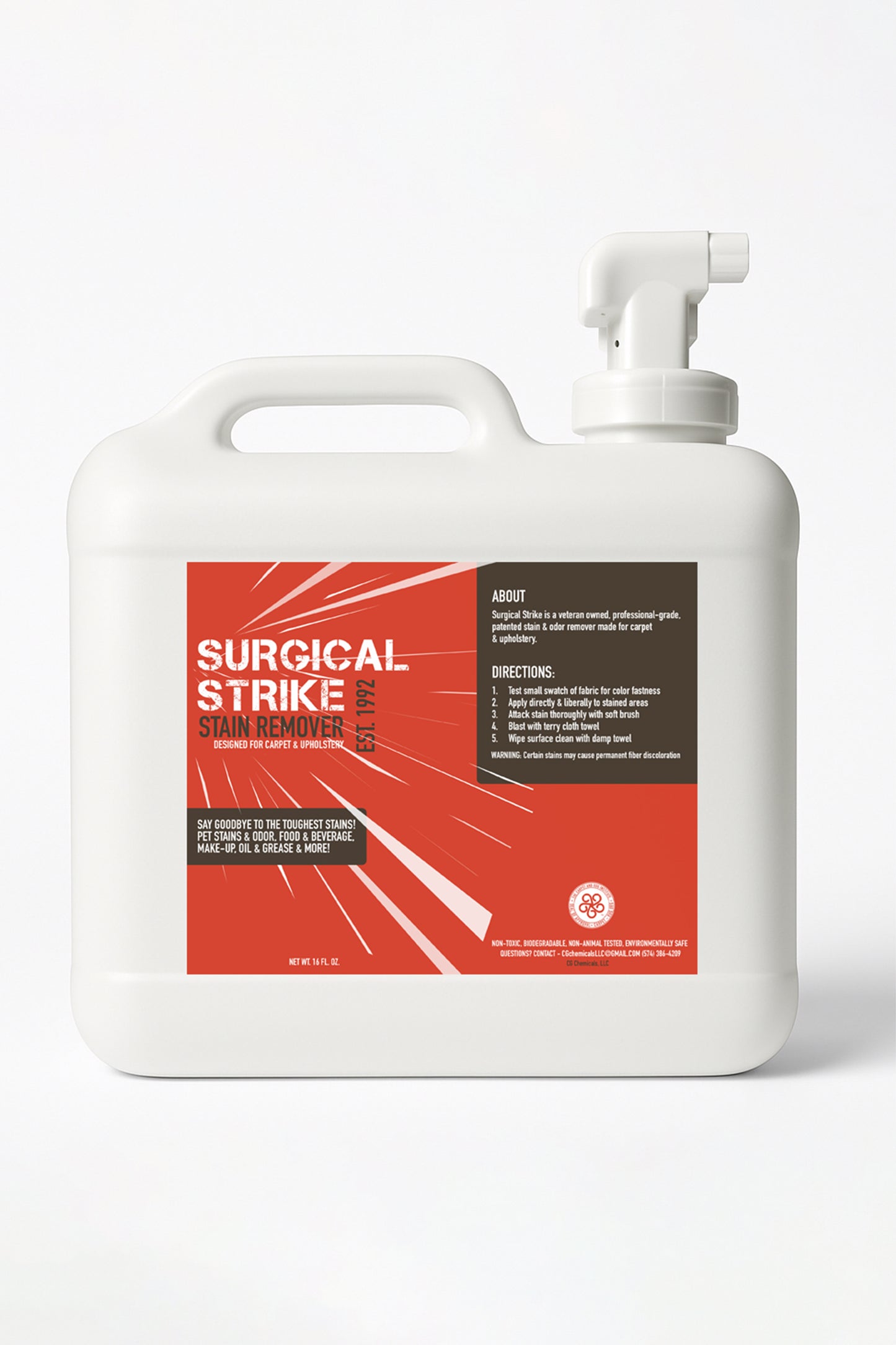 Surgical Strike (disinfectant + stain remover)