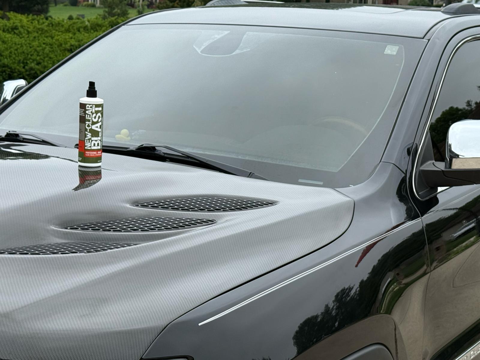 New-Clear Blast used on a vehicle exterior