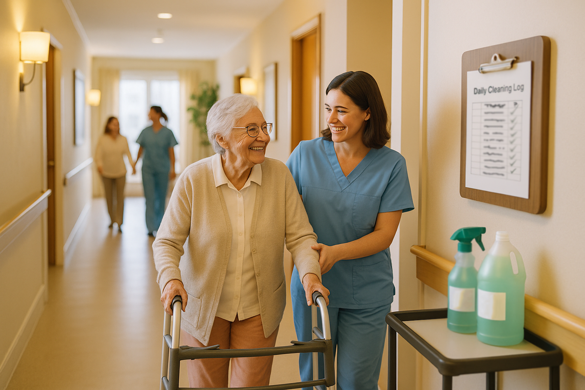 How Eco Cleaning Can Help Manage Risk in Assisted Living Homes