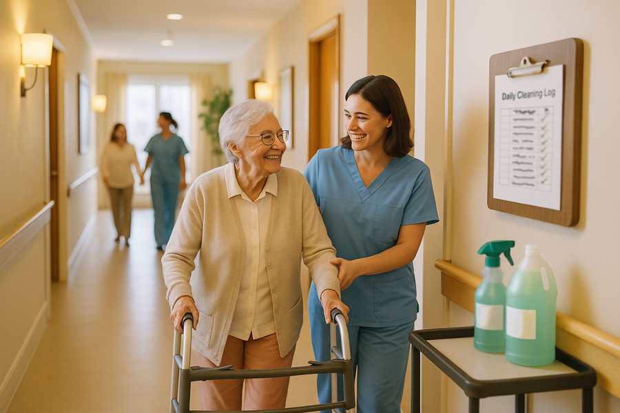 How Eco Cleaning Cuts Insurance Risk in Assisted Living Homes
