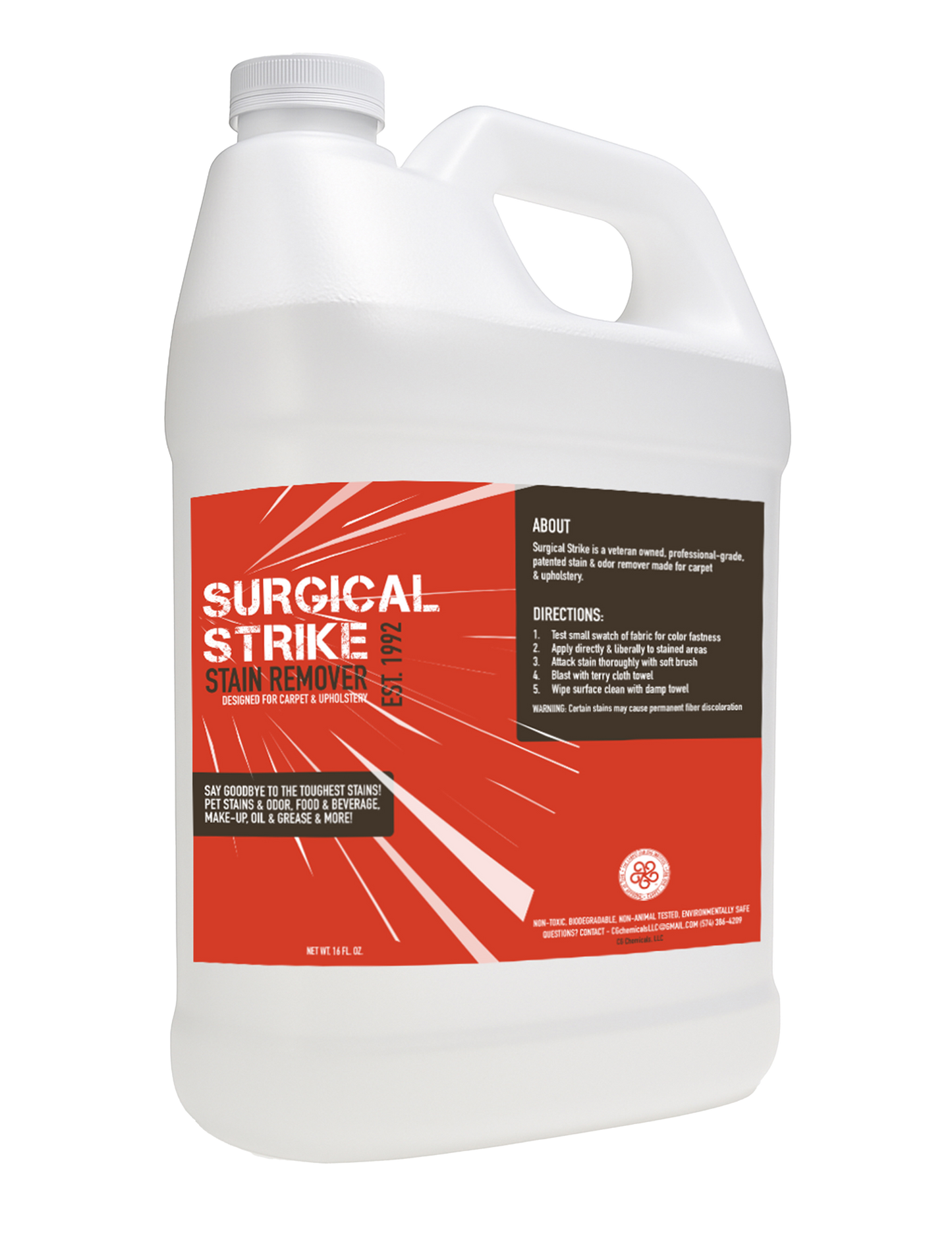Surgical Strike (disinfectant + stain remover)