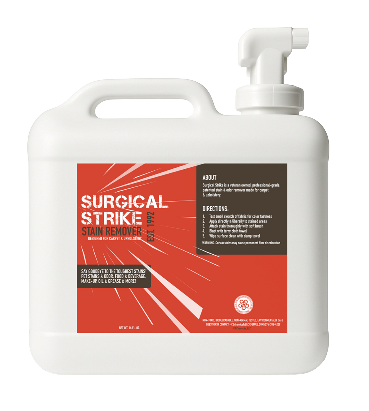 Surgical Strike (disinfectant + stain remover)