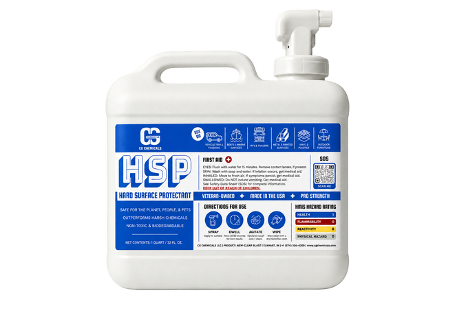 HSP Hard Surface Protectant spray jug